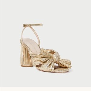 Loeffler Randall Gold Heeled Sandals